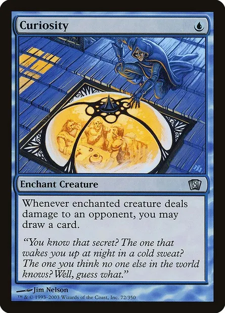 Curiosité, carte Magic 8ED 72★ — extension Huitième Edition