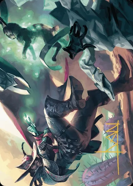 Metamorphic Blast // Metamorphic Blast, Magic card AOTJ 7 — Outlaws of Thunder Junction Art Series set