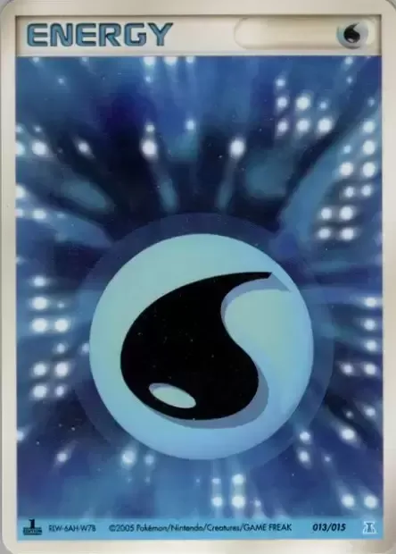 Énergie Eau, carte Pokémon HRTWQD 013 — extension Holon Research Tower: Water Quarter Deck