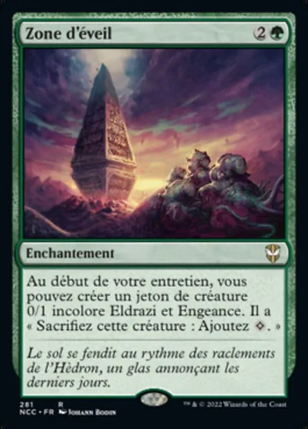 Zone d'éveil, carte Magic NCC 281 — extension New Capenna Commander