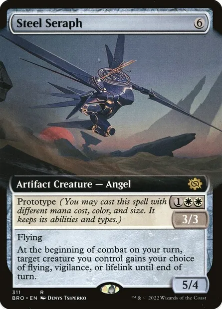 Steel Seraph, Magic card BRO 311 — The Brothers' War set