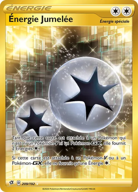 Énergie Jumelée, carte Pokémon RCL 209 — extension Clash des Rebelles