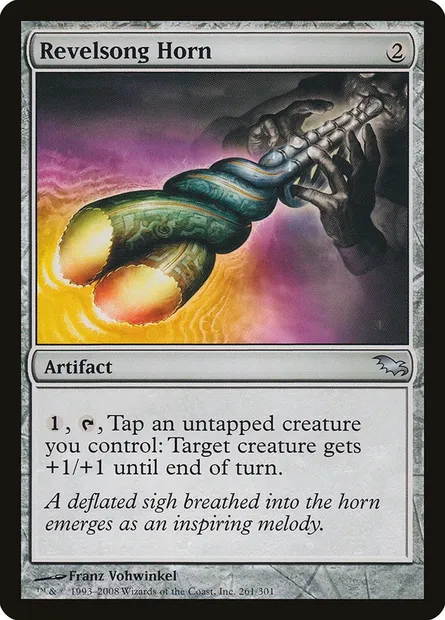 Revelsong Horn, Magic card SHM 261 — Shadowmoor set