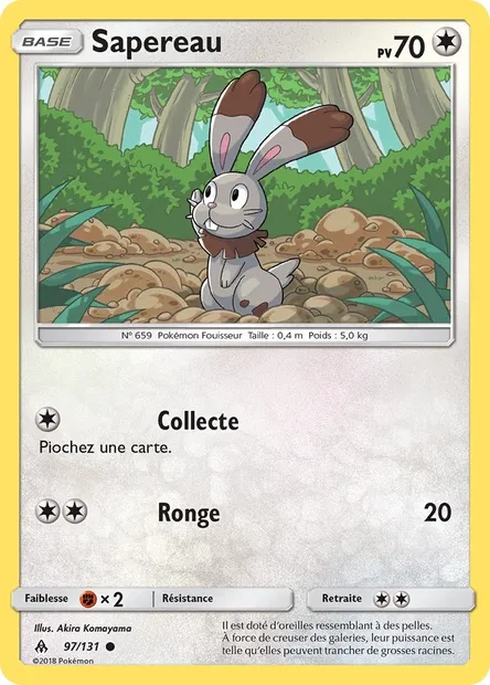 Sapereau, carte Pokémon FLI 97 — extension Lumière Interdite