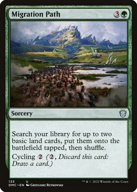 Migration Path, Magic card DMC 135 — Dominaria United Commander set