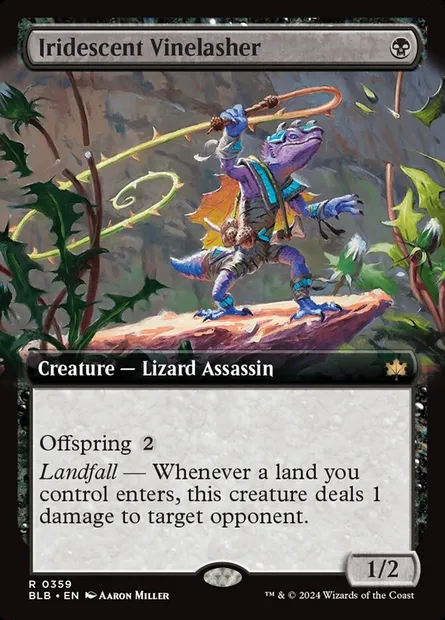 Iridescent Vinelasher, Magic card BLB 359 — Bloomburrow set