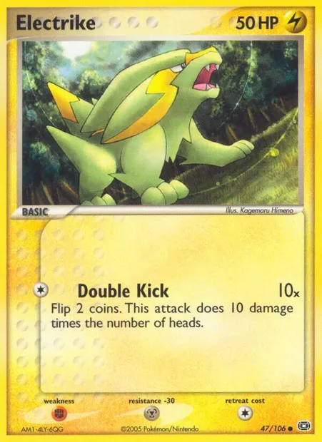 Electrike, Pokémon card EM 47 — Emerald set