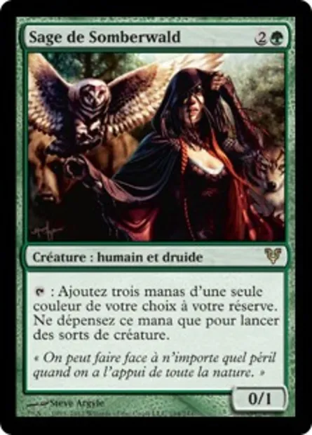 Sage de Somberwald, carte Magic AVR 194 — extension Avacyn ressuscitée