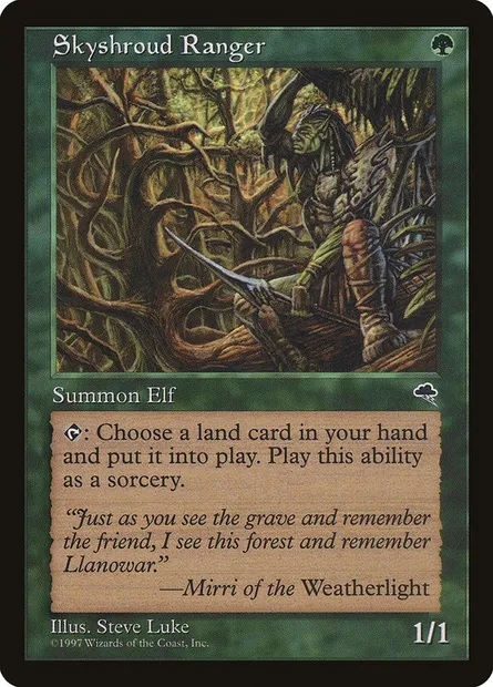 Ranger de linciel, carte Magic TMP 256 — extension Tempête