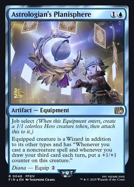 Astrologian's Planisphere, Magic card PFIN 46s — Final Fantasy Promos set