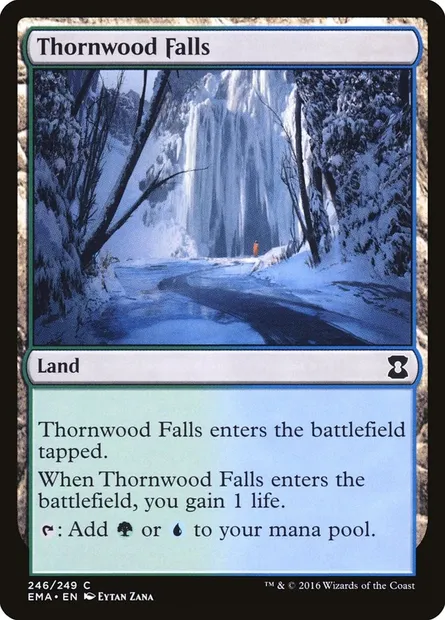 Thornwood Falls, Magic card EMA 246 — Eternal Masters set