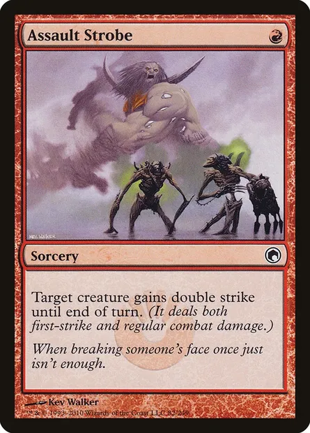 Assault Strobe, Magic card SOM 82 — Scars of Mirrodin set