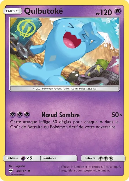 Qulbutoké, carte Pokémon BUS 49 — extension Ombres Ardentes