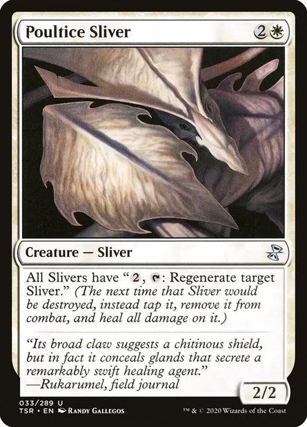 Poultice Sliver, Magic card TSR 33 — Time Spiral Remastered set