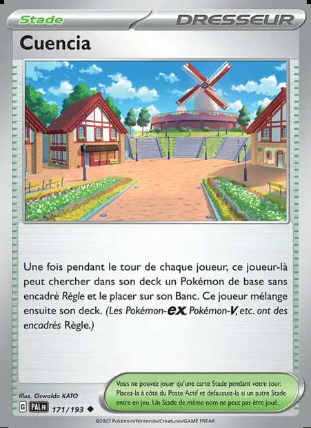Cuencia, carte Pokémon PAL 171 — extension Évolutions à Paldea