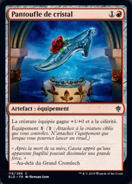 Pantoufle de cristal, carte Magic ELD 119 — extension Throne of Eldraine
