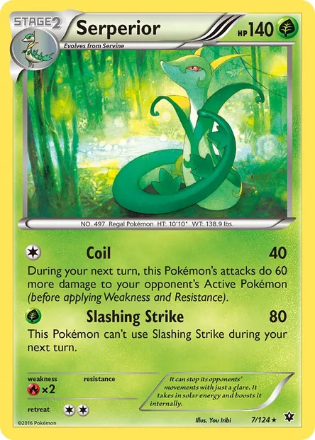 Serperior, Pokémon card FCO 7 — Fates Collide set