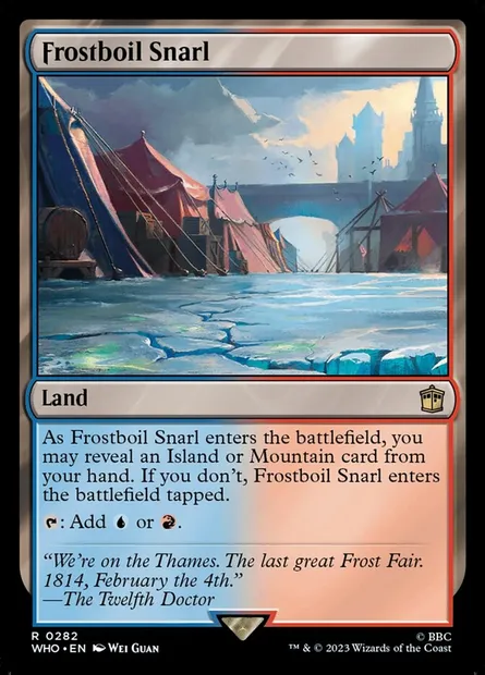 Frostboil Snarl, Magic card WHO 282 — Doctor Who set