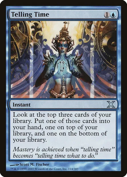 Telling Time, Magic card 10E 114 — Tenth Edition set