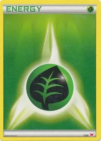 Grass Energy, Pokémon card TK8A 001-2 — XY Trainer Kit: Latias set