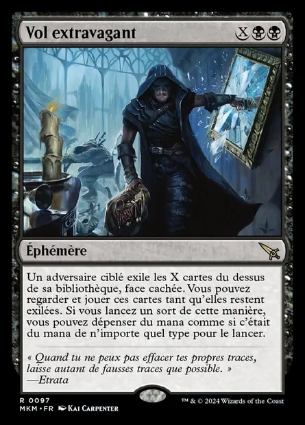 Vol extravagant, carte Magic MKM 97 — extension Murders at Karlov Manor