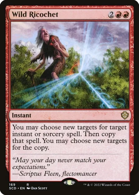 Wild Ricochet, Magic card SCD 169 — Starter Commander Decks set