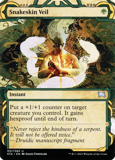 Snakeskin Veil, Magic card STA 57 — Strixhaven Mystical Archive set