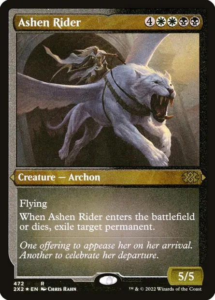 Ashen Rider, Magic card 2X2 472 — Double Masters 2022 set