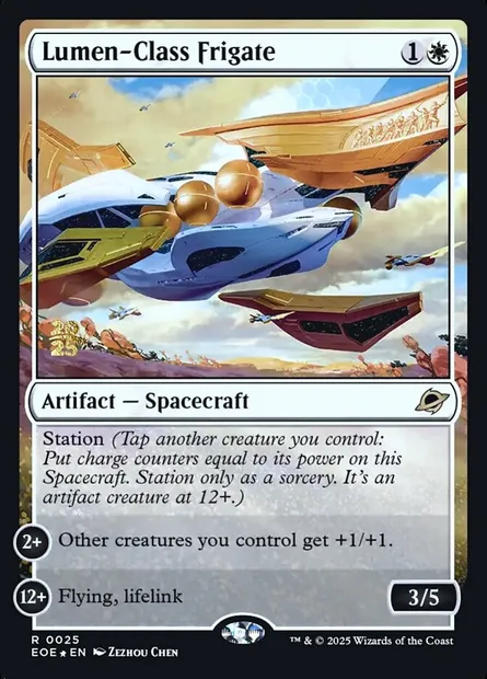 Lumen-Class Frigate, Magic card PEOE 25s — Edge of Eternities Promos set
