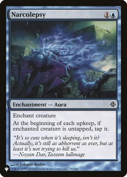 Narcolepsy, Magic card PLST ROE-79 — The List set