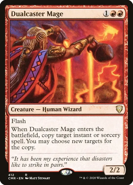 Dualcaster Mage, Magic card CMR 412 — Commander Legends set