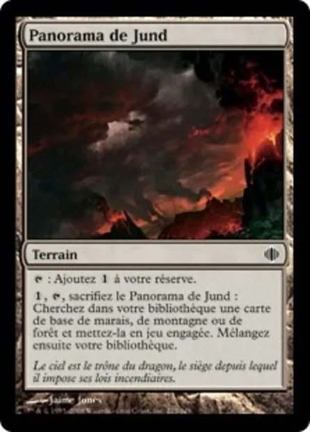 Panorama de Jund, carte Magic ALA 225 — extension Les éclats d'Alara