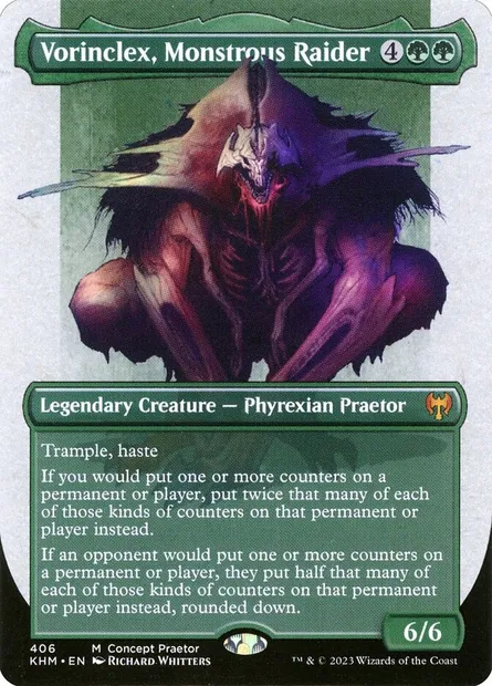 Vorinclex, Monstrous Raider, Magic card KHM 406 — Kaldheim set