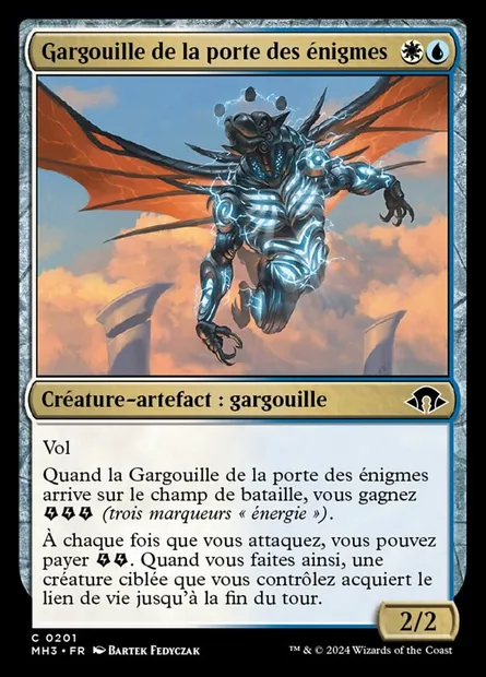 Gargouille de la porte des énigmes, carte Magic MH3 201 — extension Modern Horizons 3