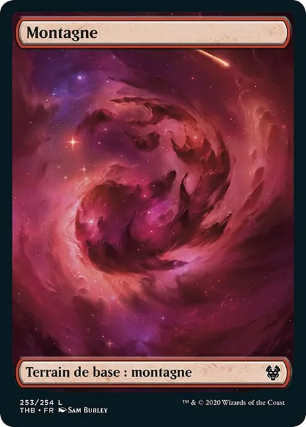 Montagne, carte Magic THB 253 — extension Theros Beyond Death