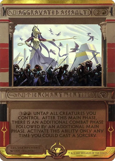 Escalade de violence, carte Magic MP2 25 — extension Amonkhet Invocations