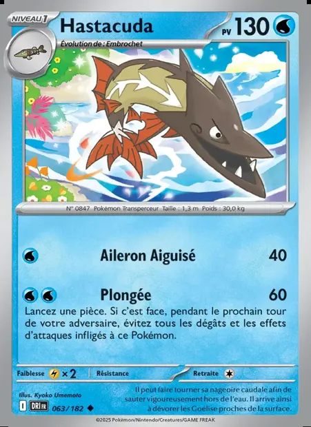 Hastacuda, carte Pokémon DRI 063 — extension Rivalités Destinées