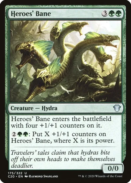 Heroes' Bane, Magic card C20 175 — Commander 2020 set