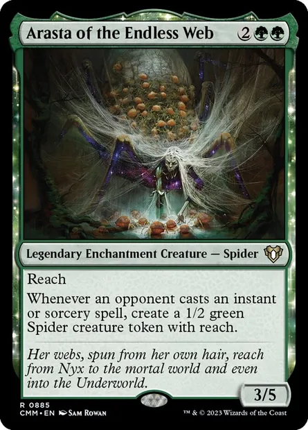 Arasta of the Endless Web, Magic card CMM 885 — Commander Masters set