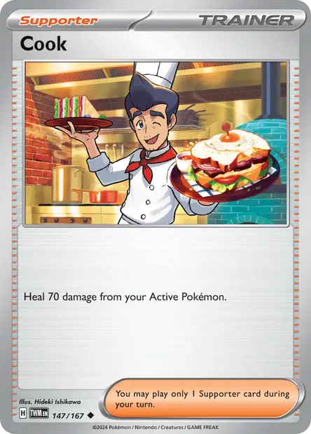 Cook, Pokémon card TWM 147 — Twilight Masquerade set