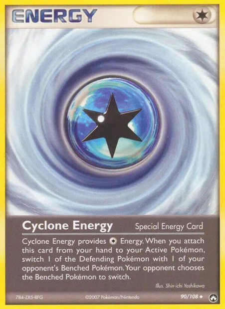 Cyclone Energy, Pokémon card PK 90 — Power Keepers set