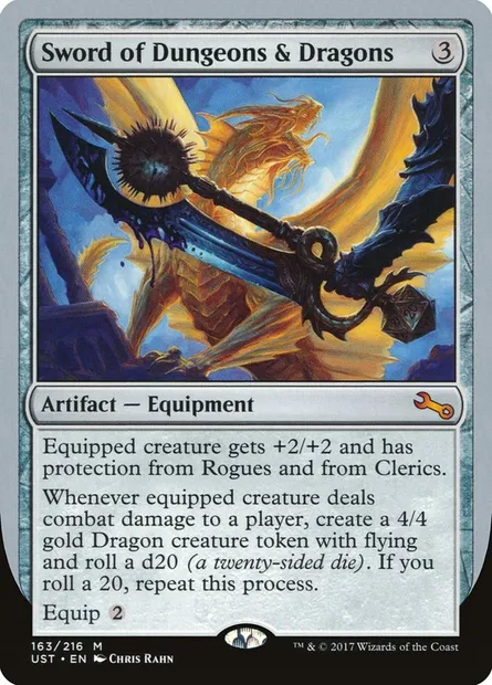 Sword of Dungeons & Dragons, carte Magic UST 163 — extension Unstable