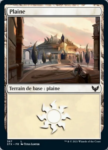 Plaine, carte Magic STX 367 — extension Strixhaven: l'Académie des Mages