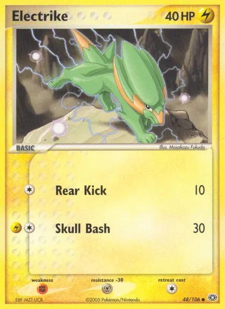 Electrike, Pokémon card EM 48 — Emerald set