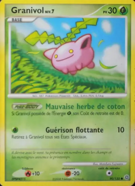 Granivol, carte Pokémon SW 90 — extension Merveilles Secrètes