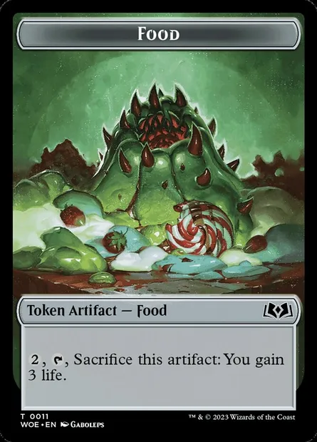 Food, Magic card TWOE 11 — Wilds of Eldraine Tokens set