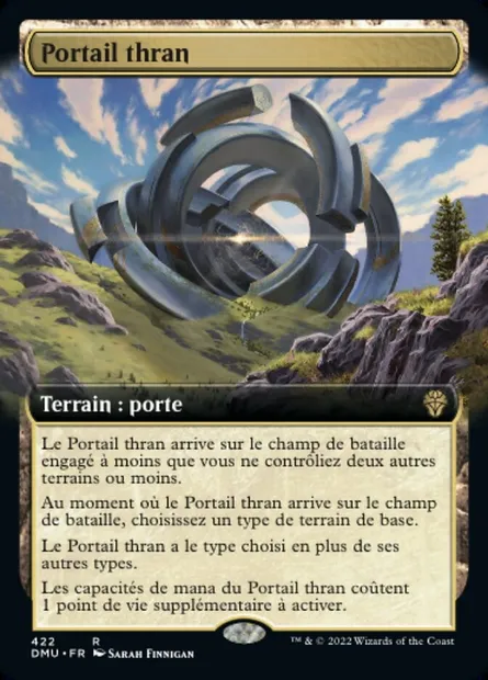 Portail thran, carte Magic DMU 422 — extension Dominaria Uni