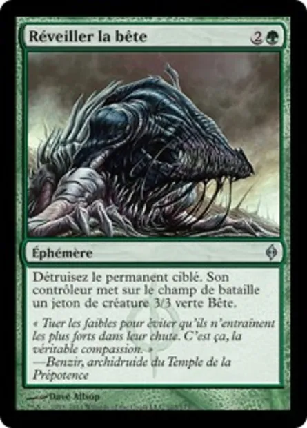 Réveiller la bête, carte Magic NPH 103 — extension La Nouvelle Phyrexia