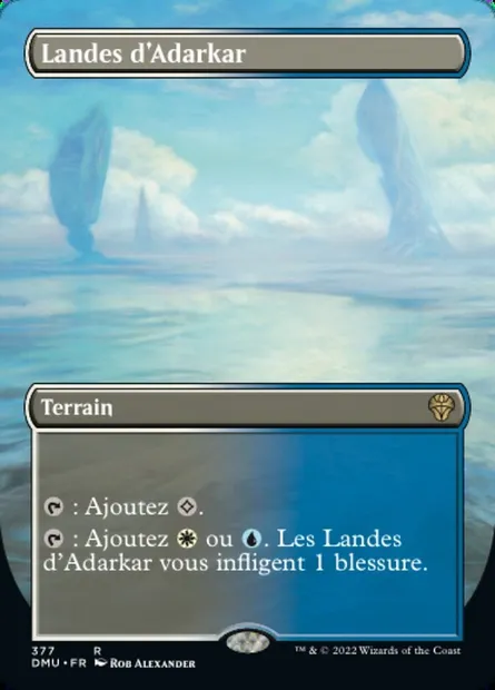 Landes d'Adarkar, carte Magic DMU 377 — extension Dominaria Uni