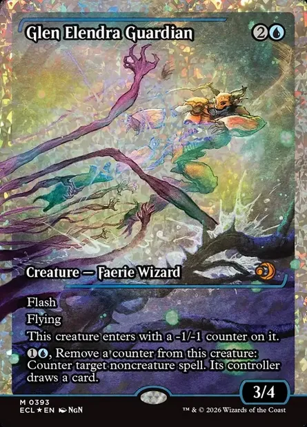 Gardien du Vallon d'Elendra, carte Magic ECL 393 — extension Lorwyn Eclipsed